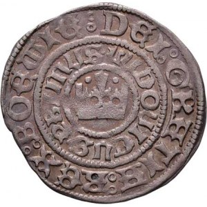 Ludvík I., 1516 - 1526, Pražský groš, Jáchymov, N-V.5/1b, Há.I.a/3, 2.513g,