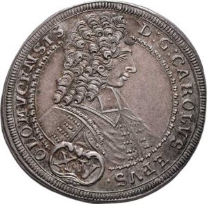 Olomouc-biskup., Karel III. Lotrinský, 1695 - 1710, XV Krejcar 1708, S-V.558 (B/B2), 6.328g, krásná