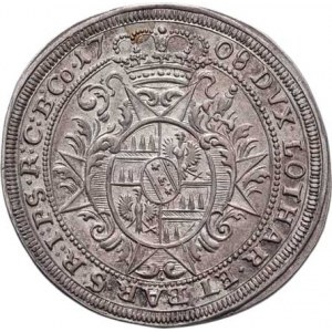 Olomouc-biskup., Karel III. Lotrinský, 1695 - 1710, XV Krejcar 1708, S-V.558 (B/B2), 6.328g, krásná
