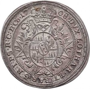 Olomouc-biskup., Karel III. Lotrinský, 1695 - 1710, XV Krejcar 1708, S-V.558 (B/B2), 6.328g, krásná
