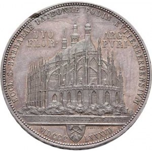 Rakouská a spolková měna, údobí let 1857 - 1892, 2 Zlatník 1887 - Kutná Hora, 22.299g, nep.hr.,