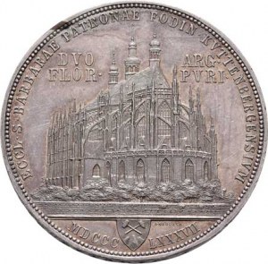 Rakouská a spolková měna, údobí let 1857 - 1892, 2 Zlatník 1887 - Kutná Hora, 22.299g, nep.hr.,