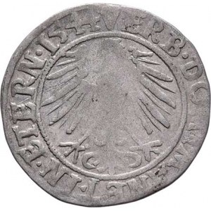 Lehnice-Břeh, Friedrich II., 1495 - 1547, Groš 1544, Sa.28 (obr.15), Kop.4924, 1.935g,
