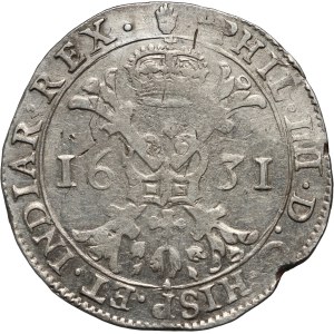 Belgicko, Španielske Holandsko, Filip IV., patagon 1631, Antverpy