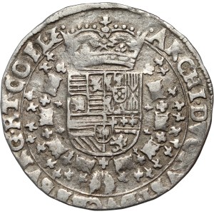 Belgium, Spanish Netherlands, Albert and Isabella 1598-1621, 1/4 Patagon, Brugge