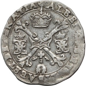 Belgie, Španělské Nizozemí, Albert a Isabella 1598-1621, 1/4 patagonu, Bruggy