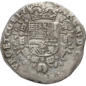 Belgie, Španělské Nizozemí, Albert a Isabella 1598-1621, 1/4 patagonu, Bruggy