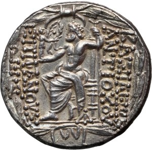 Greece, Seleucid Kingdom, Antiochus VIII Grypos 121-96 BC, Tetradrachm, Antioch