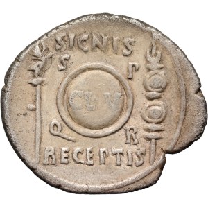 Roman Empire, Octavian Augustus 27 BC-14 AD, Denarius, Colonia Patricia