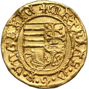 Hungary, Matthias Corvinus 1458-1490, Goldgulden, ND, Kremnitz