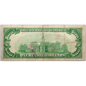 USA, 100 Dollars 1928, Gold Certificate, series A