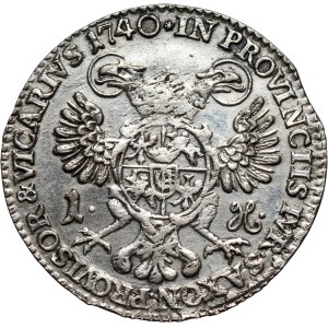 August III, grosz wikariacki 1740, Drezno