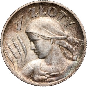 II RP, 1 zloty 1925, London, Harvester