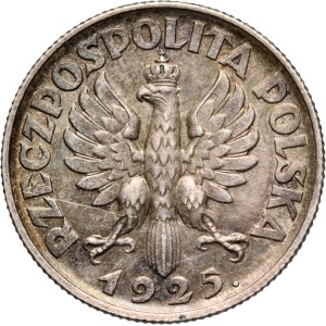 II RP, 1 zloty 1925, London, Harvester