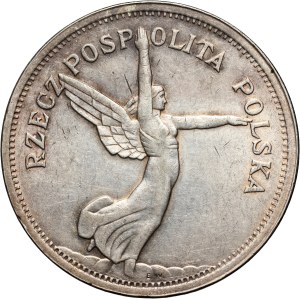 II RP, 5 zloty 1928, Bruxelles, Nike