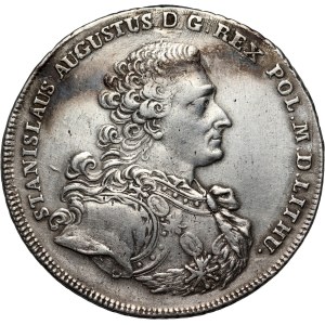 Stanislaw August Poniatowski, 1766 FS thaler, Warsaw, Armourer