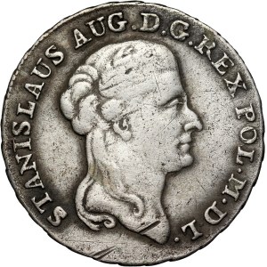 Stanisław August Poniatowski, due zloty (8 groszy) 1788 EB, Varsavia