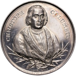Germany, medal from 1892, Christopher Columbus, Berlin