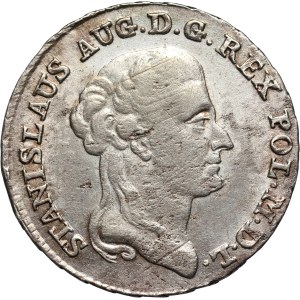 Stanisław August Poniatowski, deux zlotys (8 groszy) 1792 EB, Varsovie