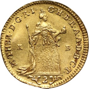 Hungary, Maria Theresia, 2 Ducats 1765 KB, Kremnitz