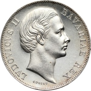 Germany, Bavaria, Ludwig II, Thaler 1870, Munich