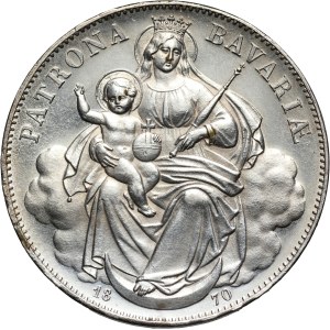 Germany, Bavaria, Ludwig II, Thaler 1870, Munich