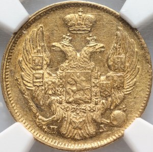 Zabór rosyjski, Mikołaj I, 3 ruble = 20 złotych 1835 СПБ ПД, Petersburg