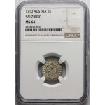Austria, Salzburg, Francis Anton von Harrach, 2 Kreuzer 1710