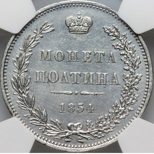 Russian partition, Nikolai I, połtina 1854 MW, Warsaw