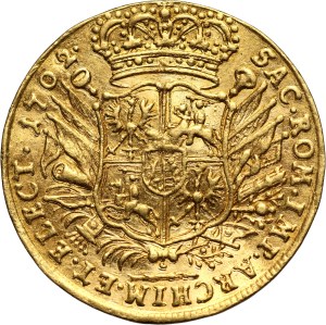 August II Mocny, dukat 1702 EPH, Lipsk