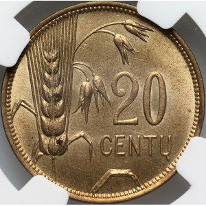 Lithuania, 20 Cents 1925, Birmingham