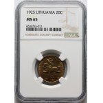 Lithuania, 20 Cents 1925, Birmingham