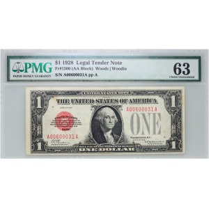 USA, Dollar 1928, Legal Tender Note, serie A
