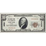 États-Unis d'Amérique, The Federal Reserve Bank of Chicago, 10 dollars 1929