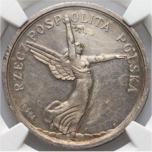 II RP, 5 zloty 1927, Warsaw, Nike, PRÓBA