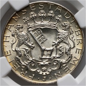 Germany, Bremen, 2 Mark 1904 J, Hamburg