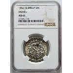 Germany, Bremen, 2 Mark 1904 J, Hamburg
