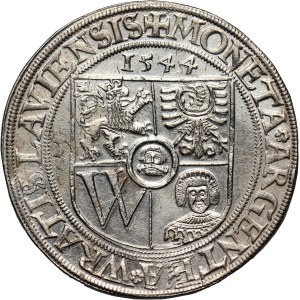 Silesia, Ferdinand I, thaler 1544, Wrocław