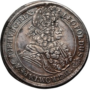 Hungary, Leopold I, Thaler 1696 KB, Kremnitz