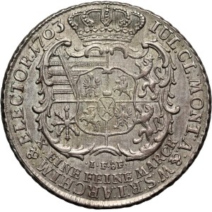 Frederick Krystian, thaler 1763 IFôF, Leipzig