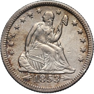 USA, 1/4 Dollar 1853 O, New Orlean