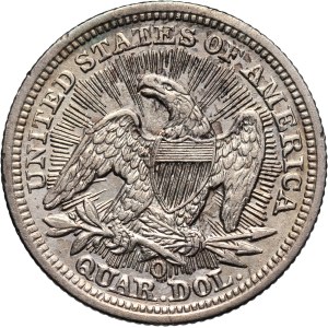 USA, 1/4 Dollar 1853 O, New Orlean