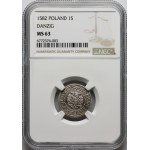 Stefan Batory, a 1582 shekel, Gdańsk