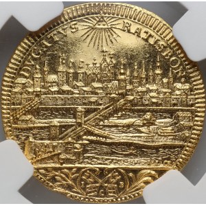 Germany, Regensburg, Ducat ND (1745-1765), with title of Francis I