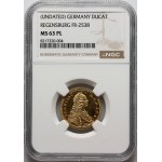 Germany, Regensburg, Ducat ND (1745-1765), with title of Francis I