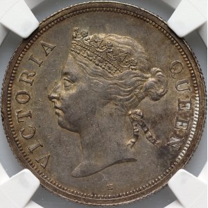 Straits Settlements, Victoria, 50 centů 1890 H, Heaton