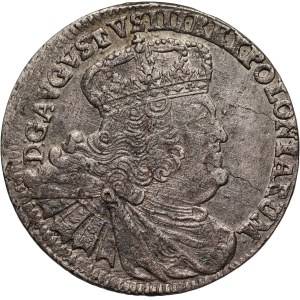 August III, two-zloty (8 pennies) 1761 EC, Leipzig