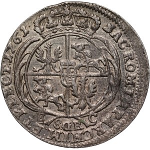 August III, two-zloty (8 pennies) 1761 EC, Leipzig