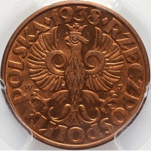 II RP, 5 groszy 1938, Varsovie