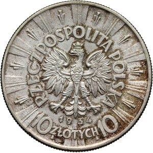 II RP, 10 zloty 1934, Warsaw, Józef Piłsudski